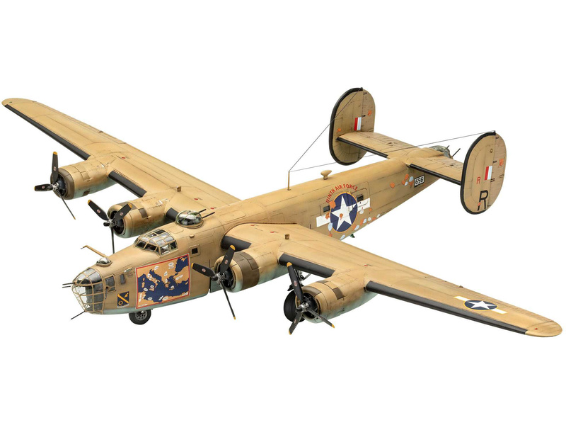 Revell Consolidated B-24D Liberator (1:48) | pkmodelar.cz