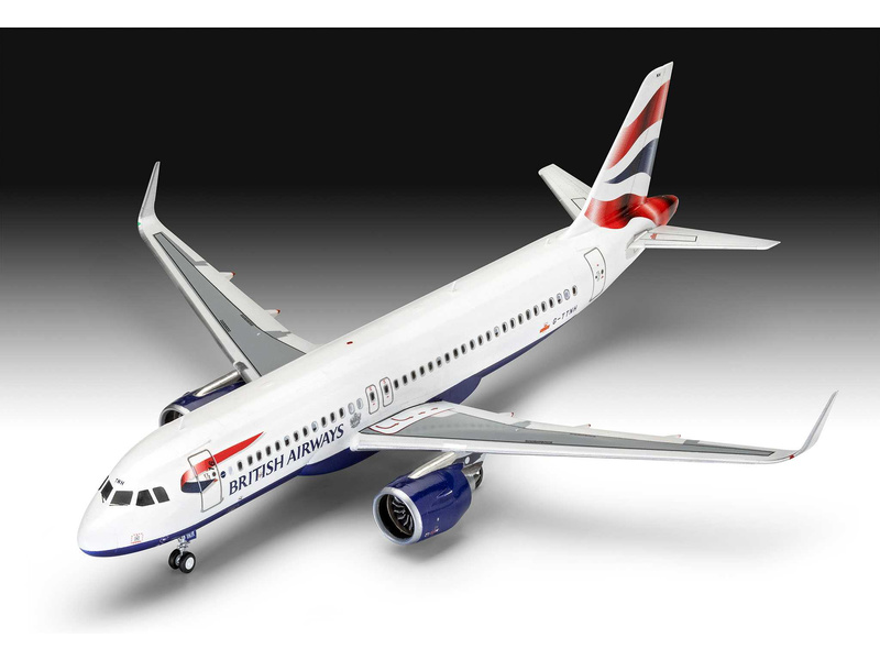 Plastikový model letadla Revell 03840 Airbus A320neo British Airways (1:144) | pkmodelar.cz