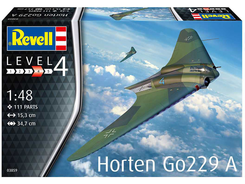 Plastikový model letadla Revell 03859 Horten Go229 A-1 (1:48) | pkmodelar.cz