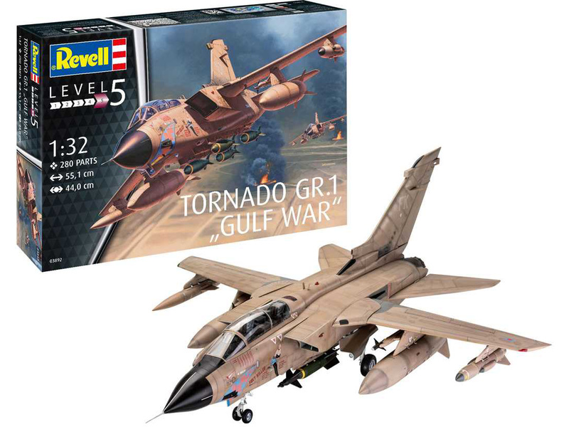Plastikový model letadla Revell 03892 Panavia Tornado GR Mk. 1 RAF Gulf War (1:32) | pkmodelar.cz