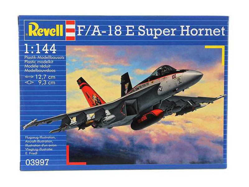 Plastikový model letadla Revell 03997 F/A-18 E Super Hornet (1:144) | pkmodelar.cz