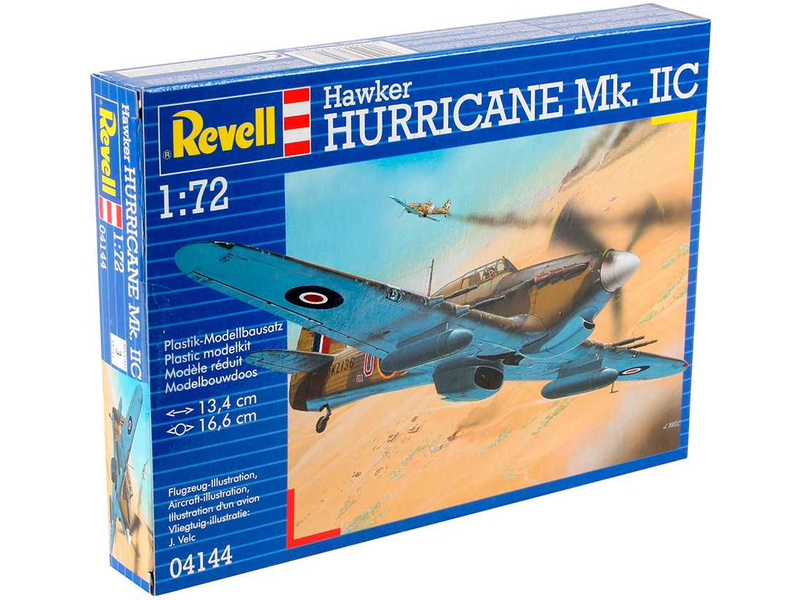 Plastikový model letadla Revell 04144 Hawker Hurricane Mk.IIC (1:72) | pkmodelar.cz