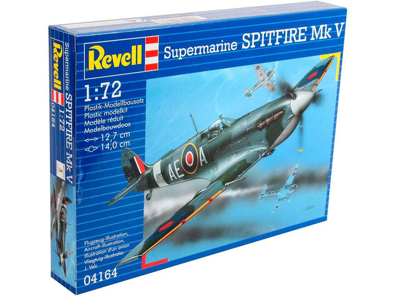 Plastikový model letadla Revell 04164 Spitfire Mk.V (1:72) | pkmodelar.cz