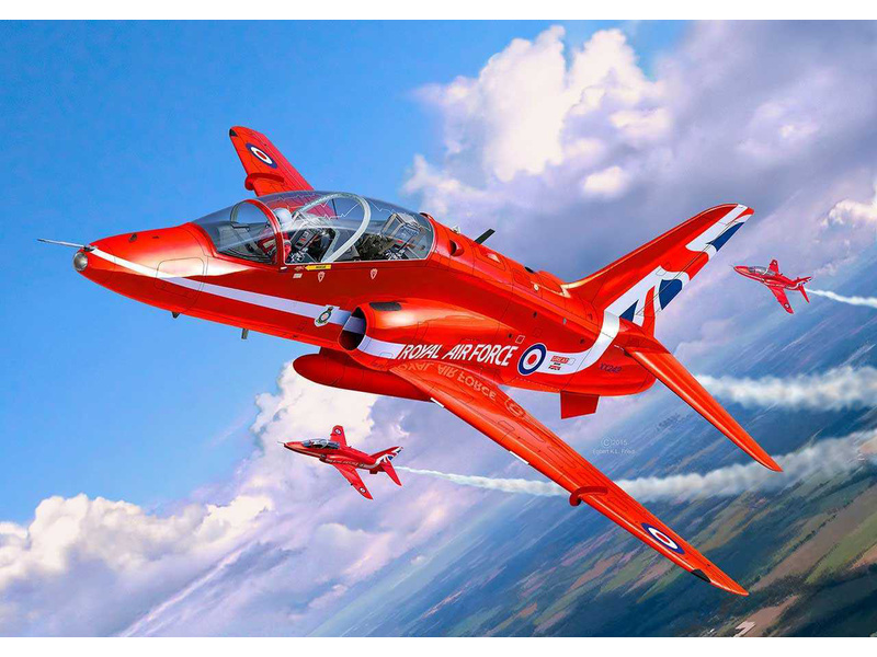 Plastikový model letadla Revell 04921 BAe Hawk T.1 Red Arrows (1:72) | pkmodelar.cz