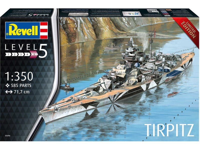 Revell Battleship Tirpitz (1:350) | pkmodelar.cz