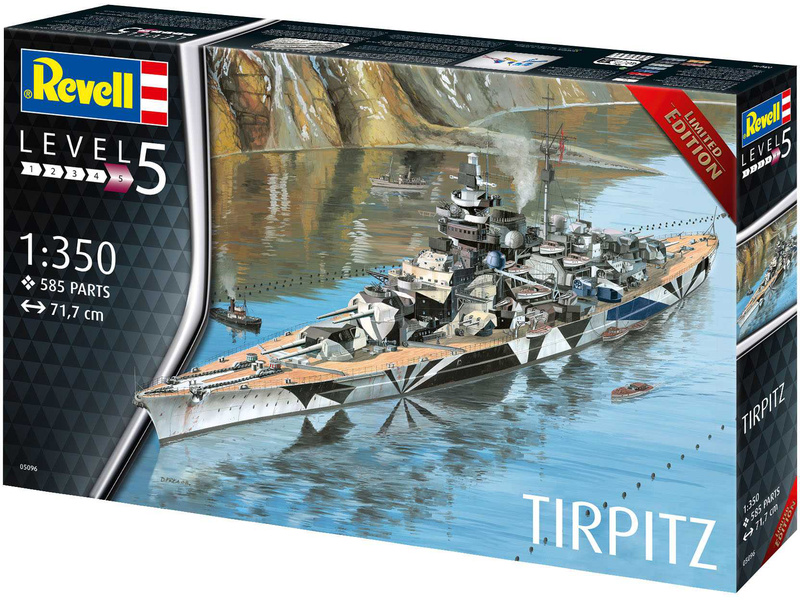 Revell Battleship Tirpitz (1:350) | pkmodelar.cz