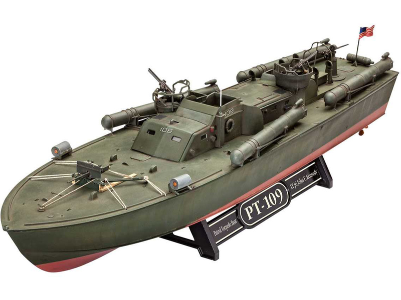 Plastikový model lodě Revell 05147 Patrol Torpedo Boat PT109 (1:72) | pkmodelar.cz