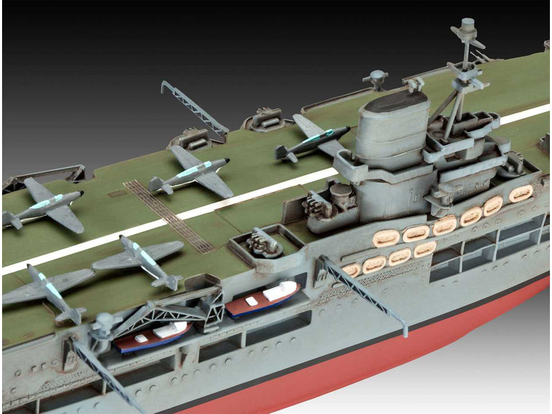 Plastikový model lodě Revell 05149 HMS Ark Royal & Tribal Class Destroyer (1:720) Letadlová loď | pkmodelar.cz