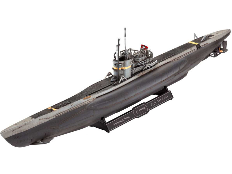 Plastikový model ponorky Revell 05154 německá ponorka Type VII C/41 (1:350) | pkmodelar.cz