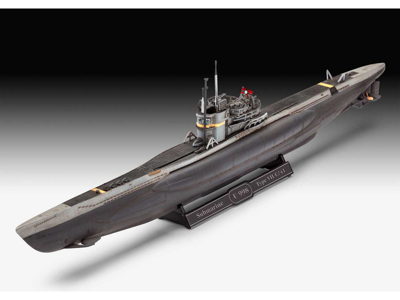 Plastikový model ponorky Revell 05154 německá ponorka Type VII C/41 (1:350) | pkmodelar.cz