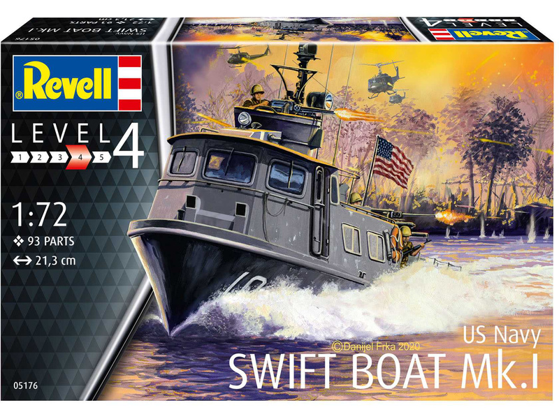 Plastikový model lodě 05176 - US Navy SWIFT BOAT Mk.I (1:72) | pkmodelar.cz