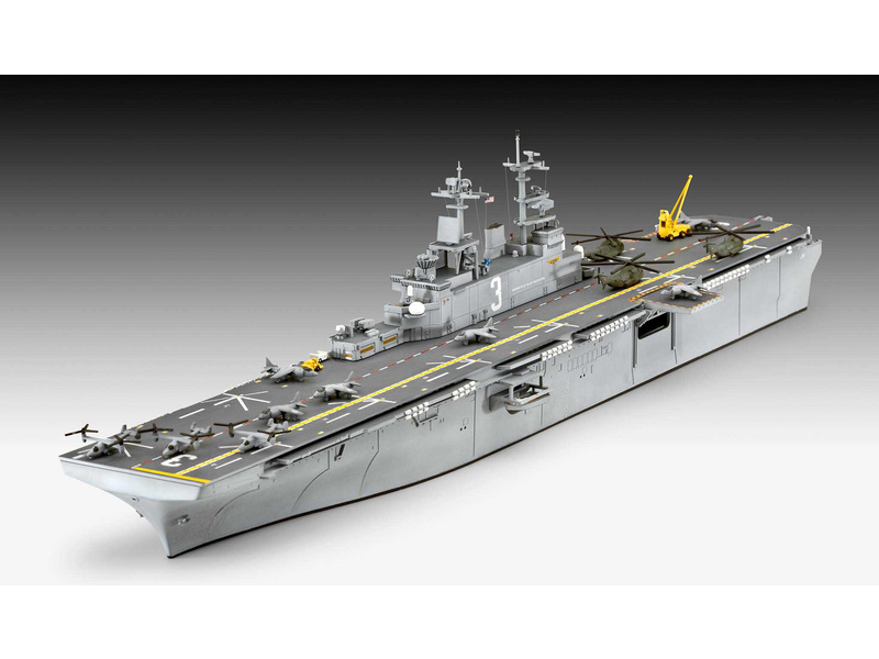Revell 05178 USS WASP CLASS Assault Carrier (1:700) Plastikový model | pkmodelar.cz