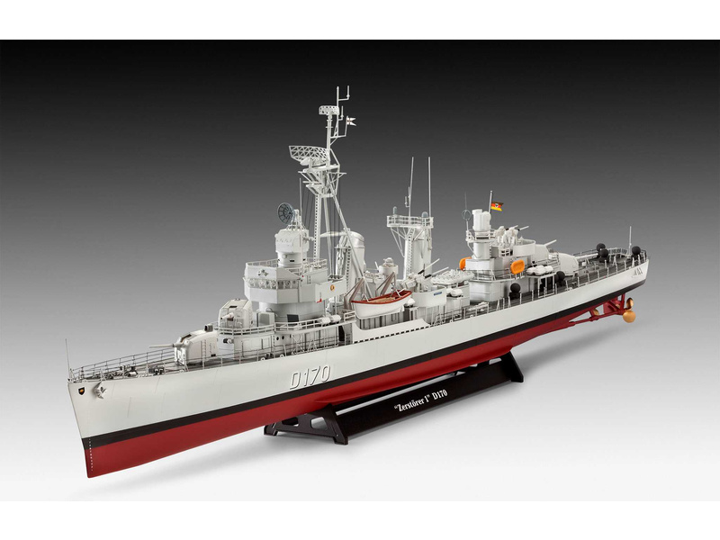 Revell German Destroyer Class 119 (Z1/Z5) (1:144) | pkmodelar.cz