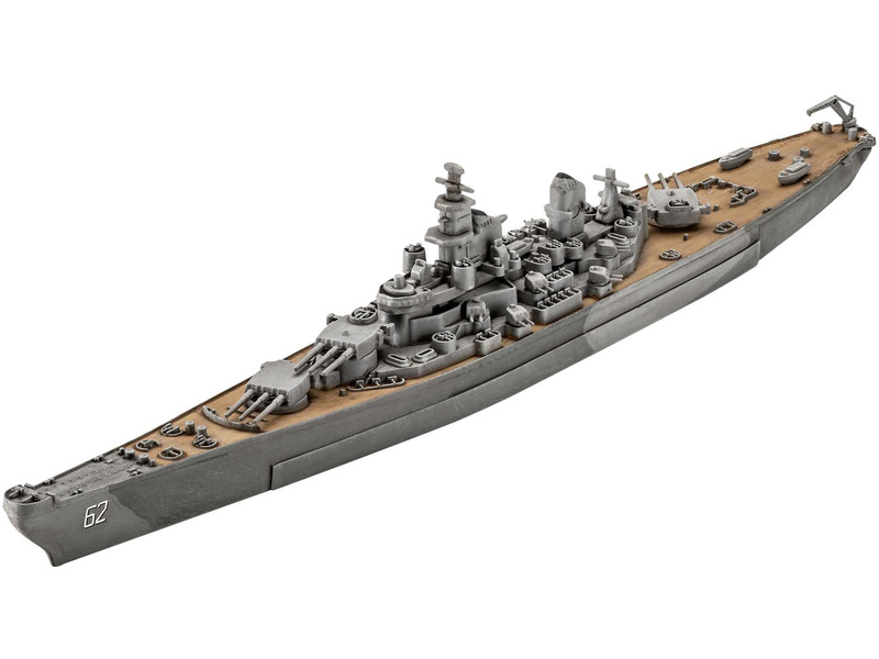 Revell USS New Jersey (1:1200) | pkmodelar.cz