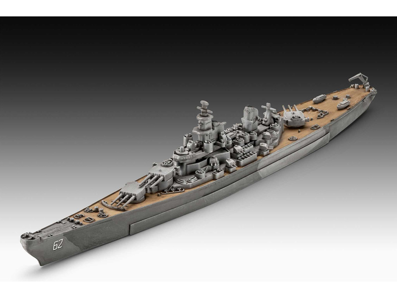 Revell USS New Jersey (1:1200) | pkmodelar.cz