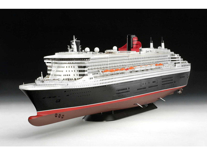 Plastikový model lodě Revell 05199 Queen Mary 2 Platinum Edition (1:400) | pkmodelar.cz