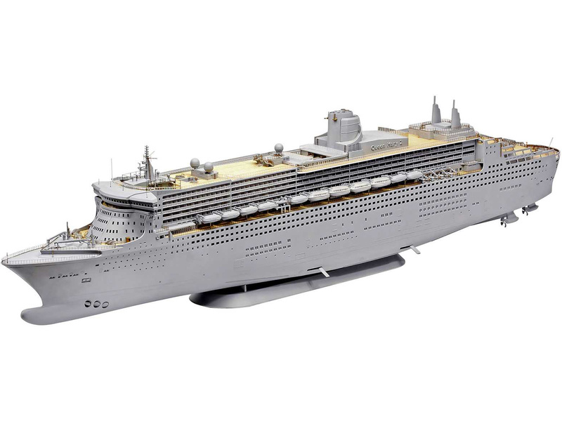 Plastikový model lodě Revell 05199 Queen Mary 2 Platinum Edition (1:400) | pkmodelar.cz