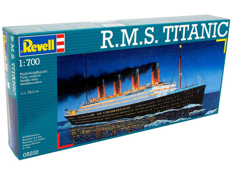 Plastikový model lodě Revell 05210 RMS Titanic 1/700 | pkmodelar.cz