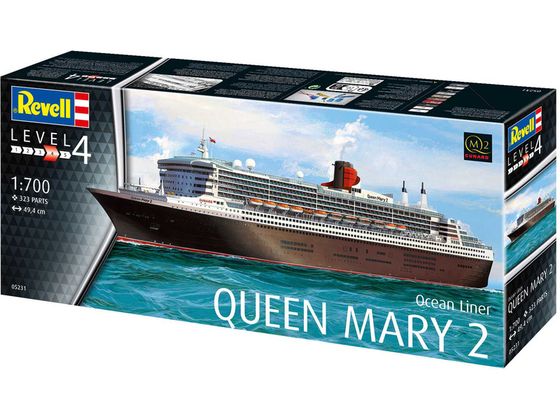 Revell 05231 Queen Mary 2 (1:700) | pkmodelar.cz