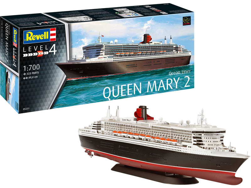 Revell 05231 Queen Mary 2 (1:700) | pkmodelar.cz