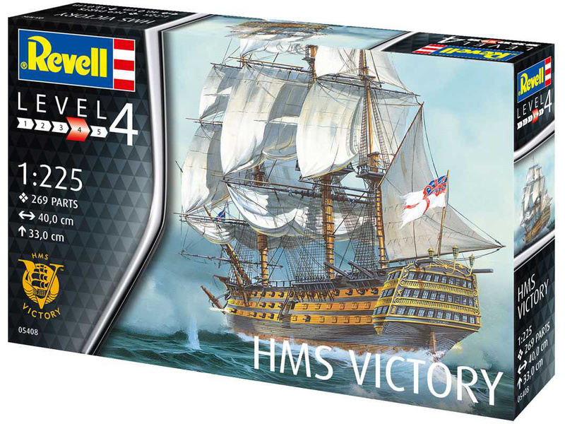 Plastikový model lodě Revell 05408 HMS Victory 1/225 | pkmodelar.cz