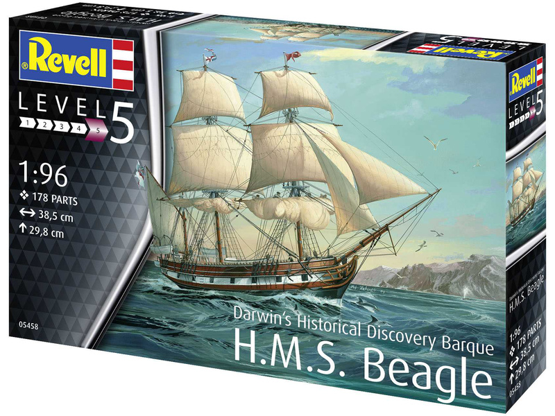 Revell H.M.S. Beagle (1:96) | pkmodelar.cz