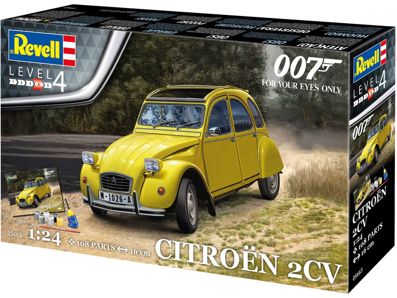 Revell Citroen 2 CV - Jen pro tvé oči (1:24) (Giftset) | pkmodelar.cz