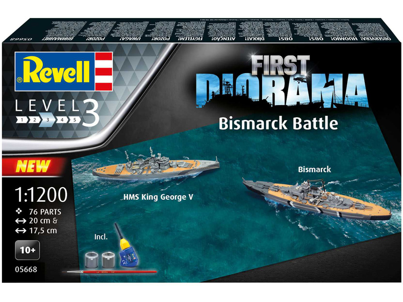 Revell Bismarck Battle (1:1200) (Giftset) | pkmodelar.cz