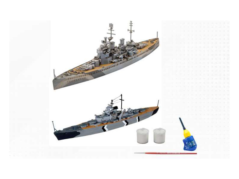 Revell Bismarck Battle (1:1200) (Giftset) | pkmodelar.cz