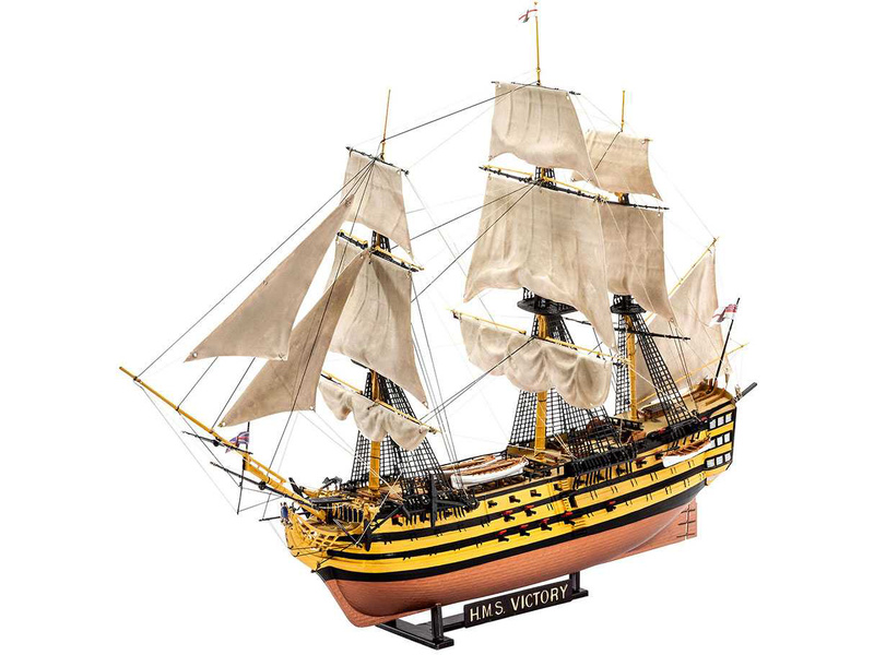 Plastikový model lodě plachetnice Revell 05767 Battle of Trafalgar (1:225) giftset