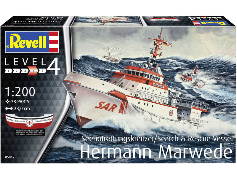 Revell DGzRS Hermann Marwede (1:200) | pkmodelar.cz