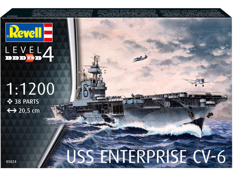 Revell USS Enterprise (1:1200) | pkmodelar.cz