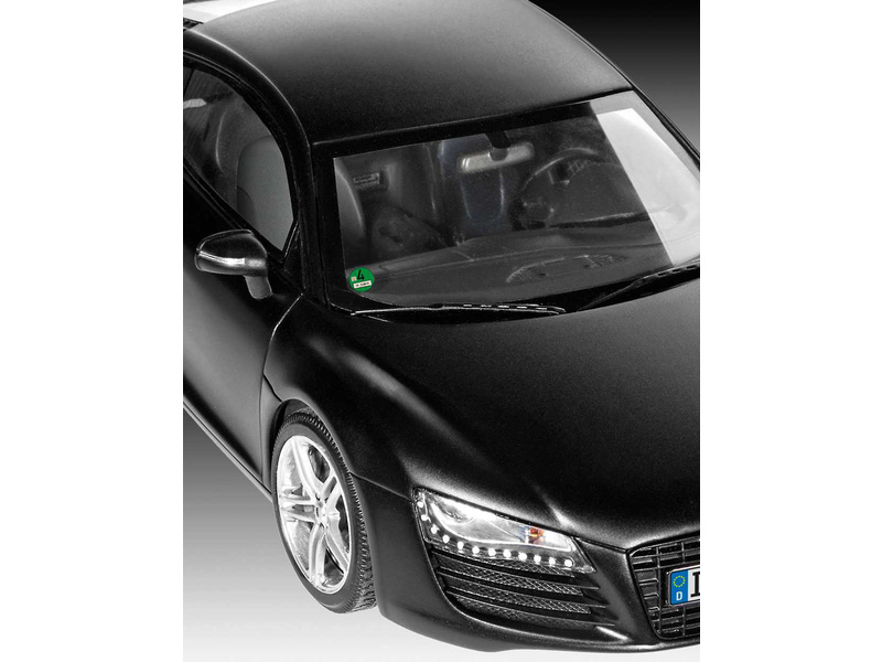 Plastikový model auta Revell 07057 Audi R8 černé (1:24) | pkmodelar.cz