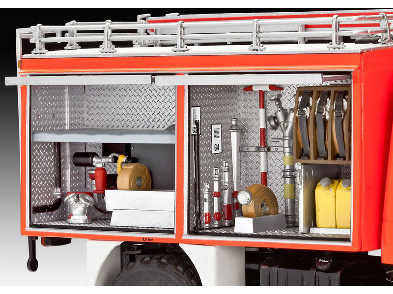 Revell 07512 Mercedes-Benz Unimog U 1300 L TLF 8/18 (1:24) | pkmodelar.cz