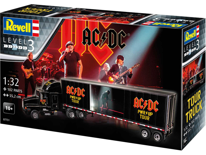 Revell 07731 AC/DC Tour Truck Power Up (1:32) | pkmodelar.cz