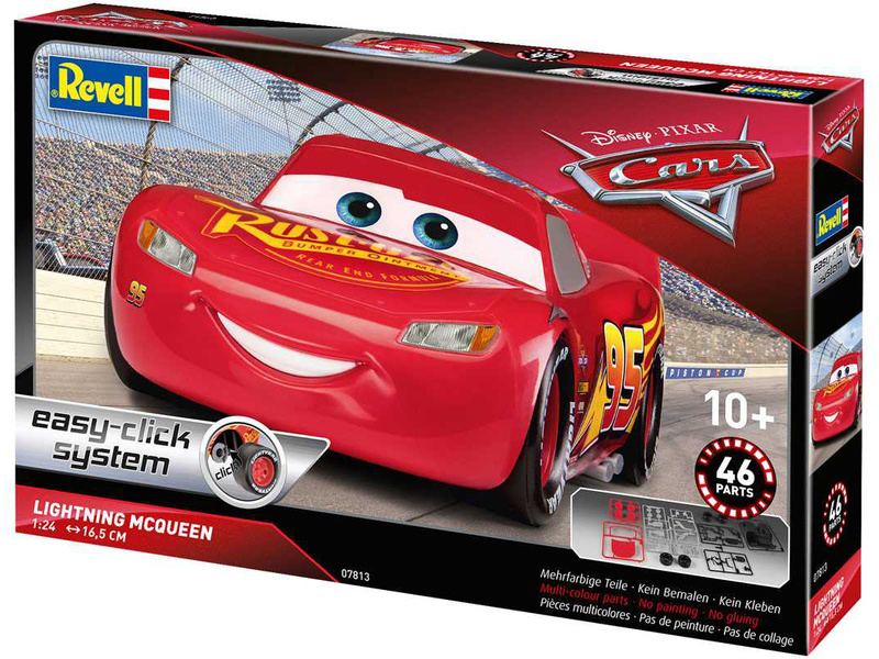 Revell EasyClick Cars 3 - Lightning McQueen (1:25) | pkmodelar.cz