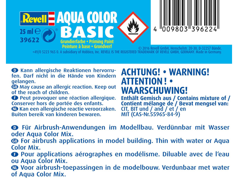 Barva Revell akrylová - základní 39622 25ml | pkmodelar.cz