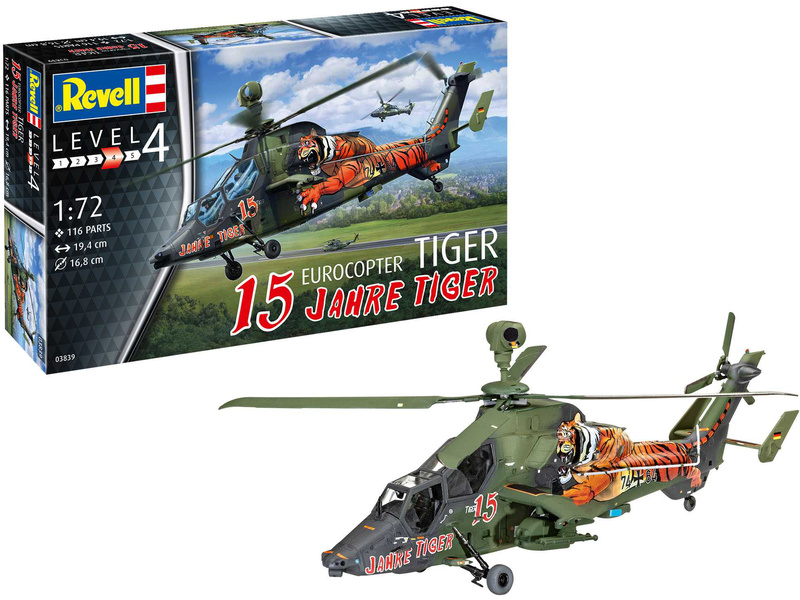 Revell Eurocopter Tiger 15. výročí (1:72) (sada) | pkmodelar.cz