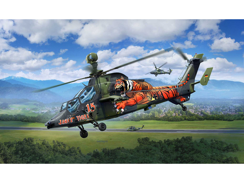 Revell Eurocopter Tiger 15. výročí (1:72) (sada) | pkmodelar.cz