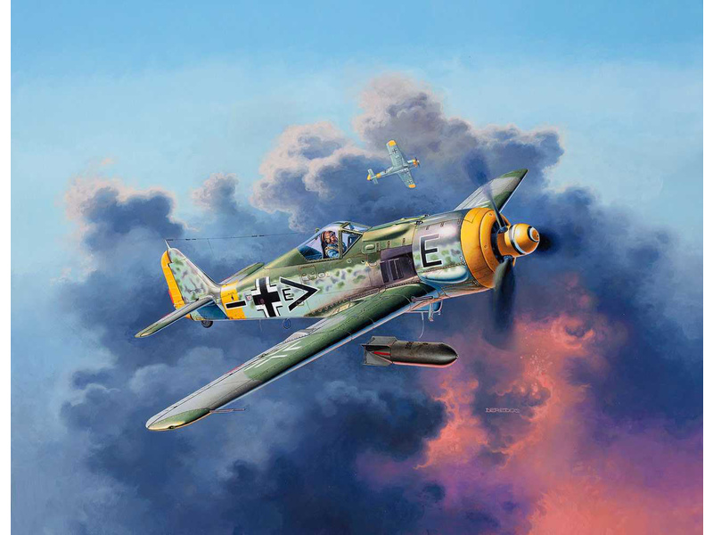 Plastikový model letadla Revell 63898 Focke Wulf Fw190 F-8 (1:72) set | pkmodelar.cz