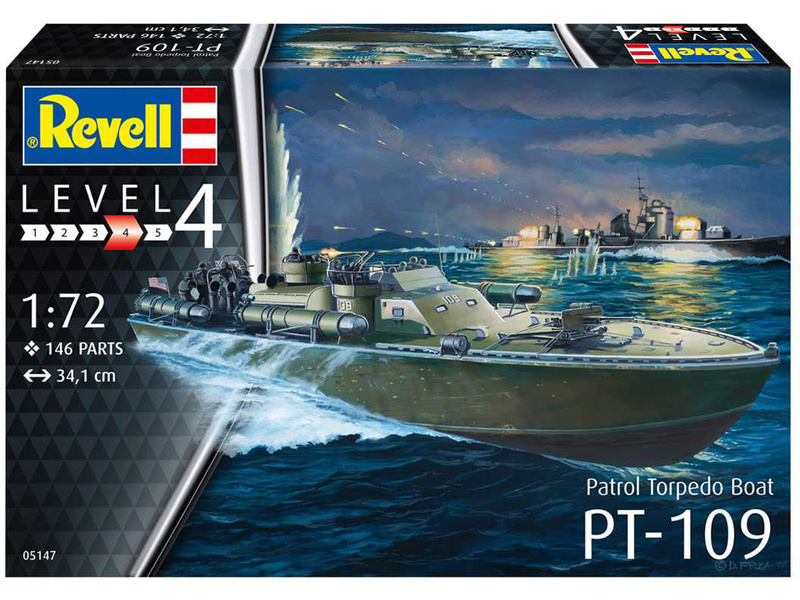 Plastikový model lodě Revell 65147 PT-109 (1:72) | pkmodelar.cz