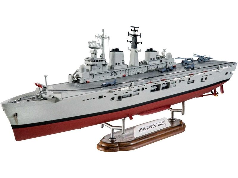 Plastikový model lodě Revell 65172 HMS Invincible (Falkland War) (1:700) (set) | pkmodelar.cz