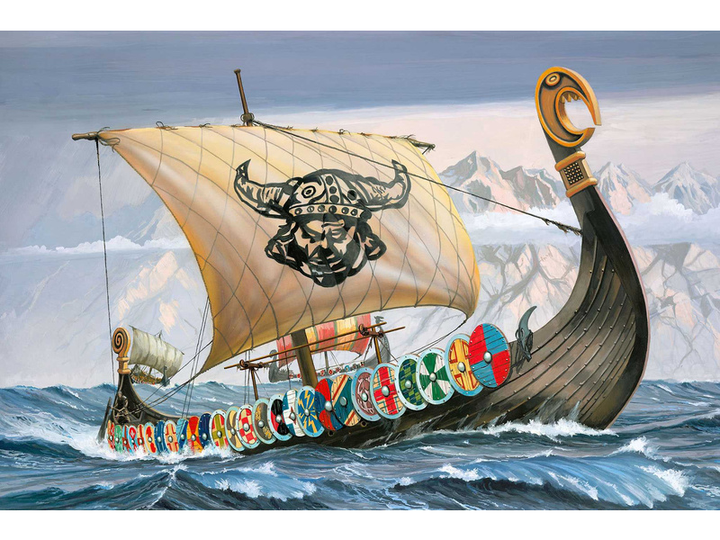 Revell vikingská loď (1:50) (sada) | pkmodelar.cz