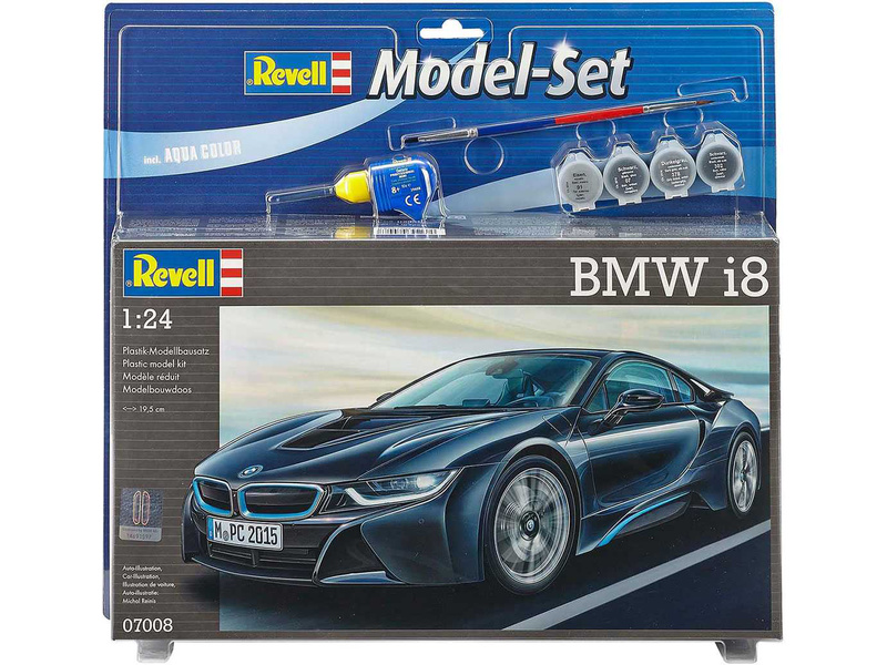 Plastikový model auta Revell 67008 BMW i8 (1:24) (sada) | pkmodelar.cz