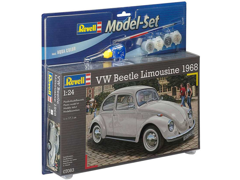 Plastikový model auta Revell 67083 VW Beetle Limousine 68 (1:24) sada | pkmodelar.cz