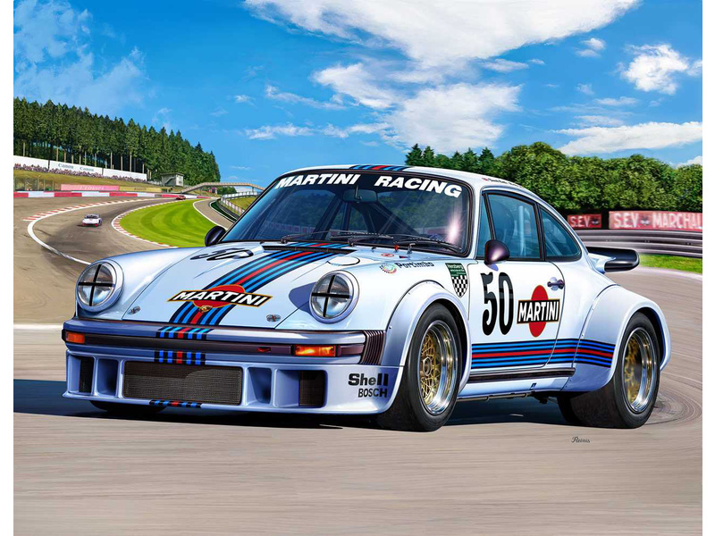 Plastikový model auta Revell 67685 Porsche 934 RSR Martini (1:24) (sada) | pkmodelar.cz