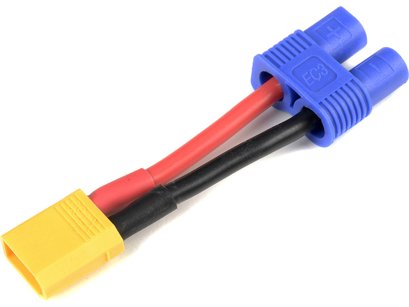 Konverzní kabel EC3 samice - XT-30 samec 14AWG | pkmodelar.cz