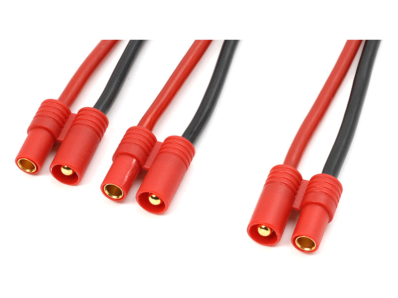 Kabel Y sériový 3.5mm zlacený 14AWG 12cm | pkmodelar.cz