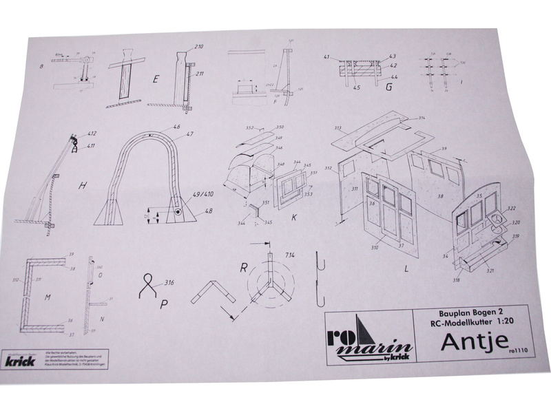 ROMARIN Antje rybářský kutr kit | pkmodelar.cz
