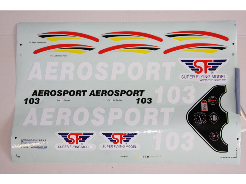 Aerosport 103 1:3 2.4m Kit | pkmodelar.cz